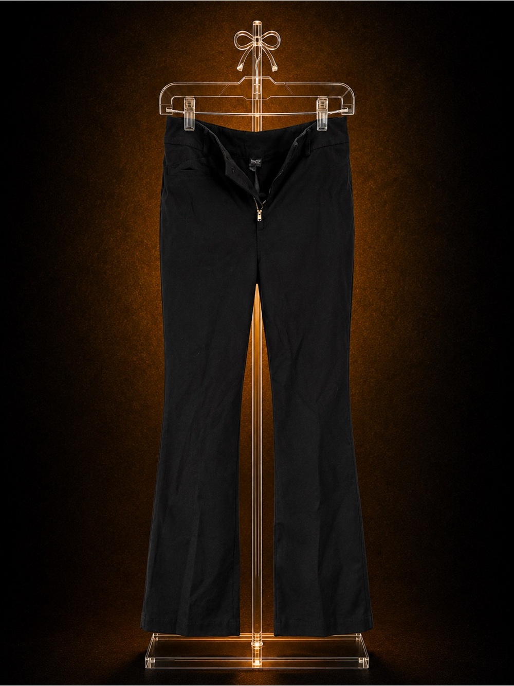 Women’s Black Dress Pants - Classic Straight Fit